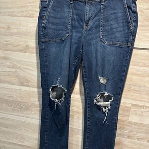 Torrid Distressed Blue Jeans for Women
